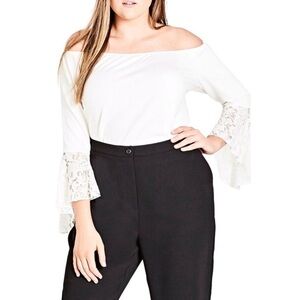 CITY CHIC NWT Women’s Trendy Off shoulder 24